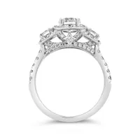 Jenny Packham 18K White Gold Lab Grown 1.75CTW Diamond Bridal Ring
