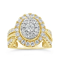 14K Yellow Gold 1.95CTW Diamond Fashion Ring