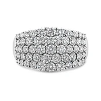 New Brilliance 14K White Gold Lab Grown 2.00CTW Diamond Band