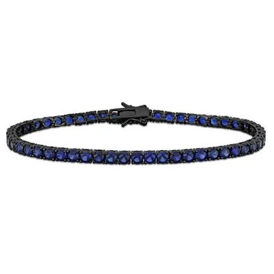Julianna B Created Blue Sapphire 9" Tennis Bracelet