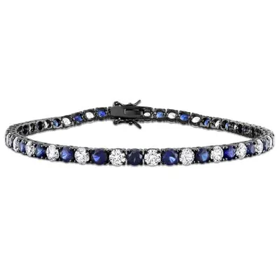 Julianna B Created White-Blue Sapphire 9" Tennis Bracelet