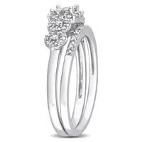 Julianna B 10K White Gold 0.33CTW Diamond Bridal Set