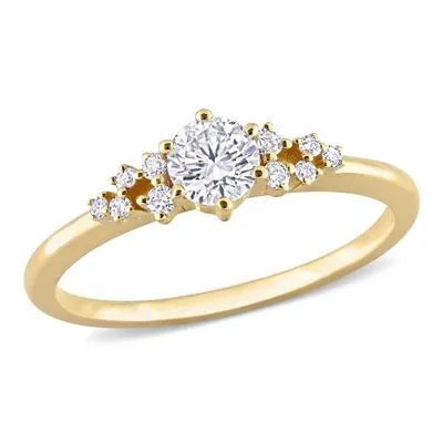 Julianna B 10K Yellow Gold 0.50CTW Diamond Bridal Ring