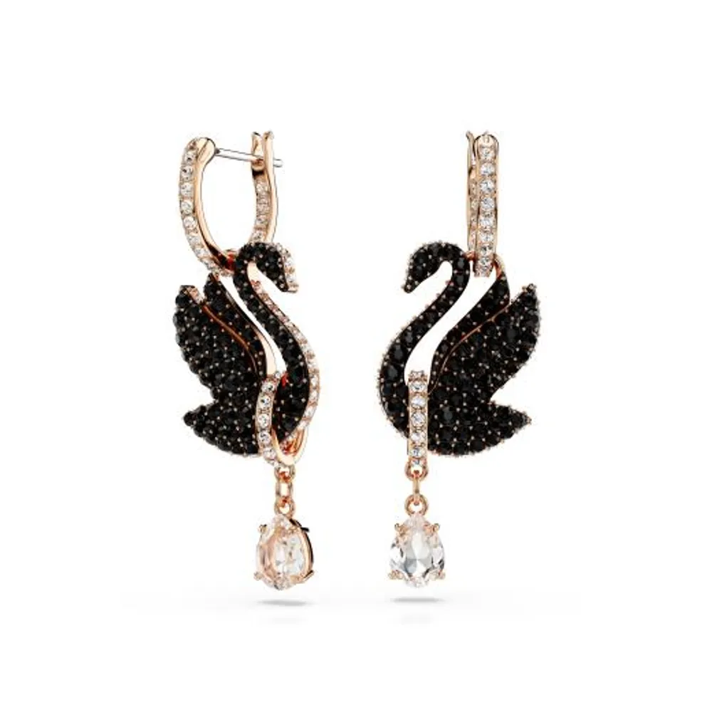 Swarovski Swan Earrings