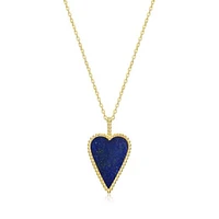 Elle Long Love Lapis Lazuli 17 + 3" Necklace