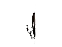 3M Command Large and Small Decorative Hooks - Matte Black - 3 piece