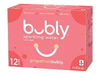 Bubly Sparkling Water - Grapefruit - 12x355ml