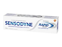 Sensodyne Rapid Relief Whitening Toothpaste - 75ml