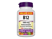 Webber Naturals Vitamin B12 - 1000mcg - 150s