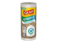 GLAD Trash Bags - Tall - White - 45L/28s