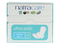 Natracare Natural Ultra Pads - Super - 12's