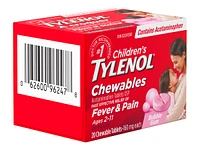 Tylenol* Children's Fever & Pain Chewable Tablets - 20's
