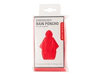 Kikkerland Emergency Rain Poncho - Assorted