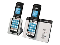 VTech Dect Bluetooth 2 Handset Cordless Phone With Caller ID/Call Waiting - Silver - DS66112