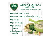 Baby Gourmet Cereal - Apple Spinach Oatmeal - 208g