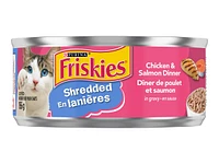 Friskies Wet Cat Food - Shredded Chicken & Salmon Dinner - 156g