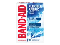 BAND-AID Flexible Fabric Bandages - Watercolor - Assorted - 30's
