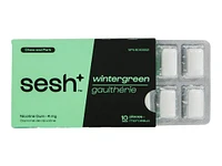 Sesh+ Nicotine Chewing Gum - Wintergreen - 4mg - 10's