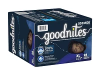 GoodNites Pajama Pants for Boys - Extra Large - 28's