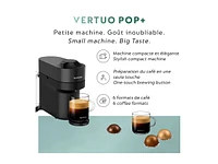 De'Longhi Nespresso Vertuo Pop+ Coffee Machine - Liquorice Black - ENV92BTUCA