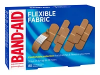 BAND-AID Flexible Fabric Bandages - Assorted Sizes - 80's