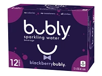 Bubly Sparkling Water - Blackberry - 12x355ml