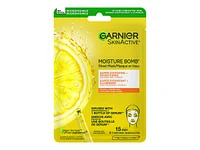Garnier SkinActive Moisture Bomb Sheet Mask - Super Hydrating + Brightening - 28g