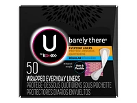 U by Kotex Balance Daily Wrapped Pantyliner - Regular - 50s
