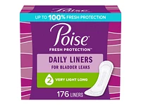 Poise Liners Long Length - Very Light - 176s