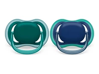 Philips Avent Ultra Air Pacifier Set - 6-18 Months - Deep Opal / Steel Blue - 2 pack