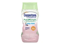 Coppertone Pure & Simple Mineral Baby Sunscreen - SPF50 - 177ml