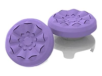 KontrolFreek FPS Freek Galaxy Gamepad Attachment Tip Pads for NINTENDO Switch Pro Controller - Purple On Silver - 2807-NP