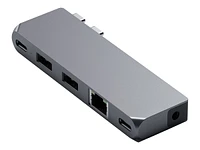 Satechi Pro Hub Mini Dual USB-C Docking Station - Space Grey - ST-UCPHMIM