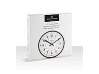 Marathon Analog Wall Clock - 25.5cm - Black