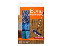 Bona Microfiber Mop Pad Pack - 3 piece