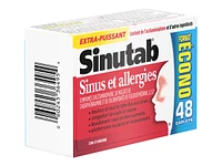 Sinutab Sinus & Allergy Extra Strength Caplets - 48's