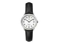 Timex Easy Reader Women's wristwatch - Silver/Black - T2H331GP