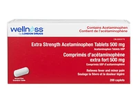 Wellness by London Drugs Extra Strength Acetaminophen Caplets - 500mg - 200s