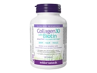 Webber Naturals Collagen30 with Biotin Bioactive Collagen Peptides Tablets - 120's