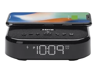 iHome Timebase II Dual-Charging Bluetooth Alarm Clock - Black - IBTW22B