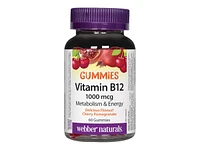 Webber Naturals Vitamin B12 Gummies - 1000mcg - 60s