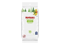 Huggies Natural Care Baby Cleaning Wipes - 16 sheets