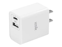 LOGiiX Power Cube 30 Duo USB-A & USB-C Power Adapter - White - LGX-13351