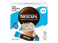 Nescafe Instant Coffee Sachets - Sweet and Creamy Iced - 16 x 16g