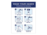 Avery Sign - Hand Washing Instructions - 5 pack