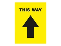 Avery Sign - This Way - 5 pack