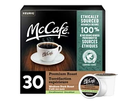 McCafe Premium Medium Dark Roast Decaf K-Cup Coffee Pods - 30's