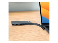 LOGiiX USB-C Multiport Travel Hub - Graphite Grey - LGX-13459