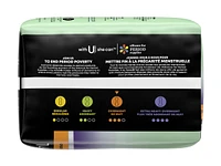 U by Kotex Clean & Secure Maxi Sanitary Pads - Overnight - 14's