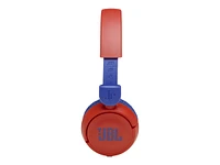 JBL Jr310BT Wireless On-Ear Headphones - Red - JBLJR310BTREDAM